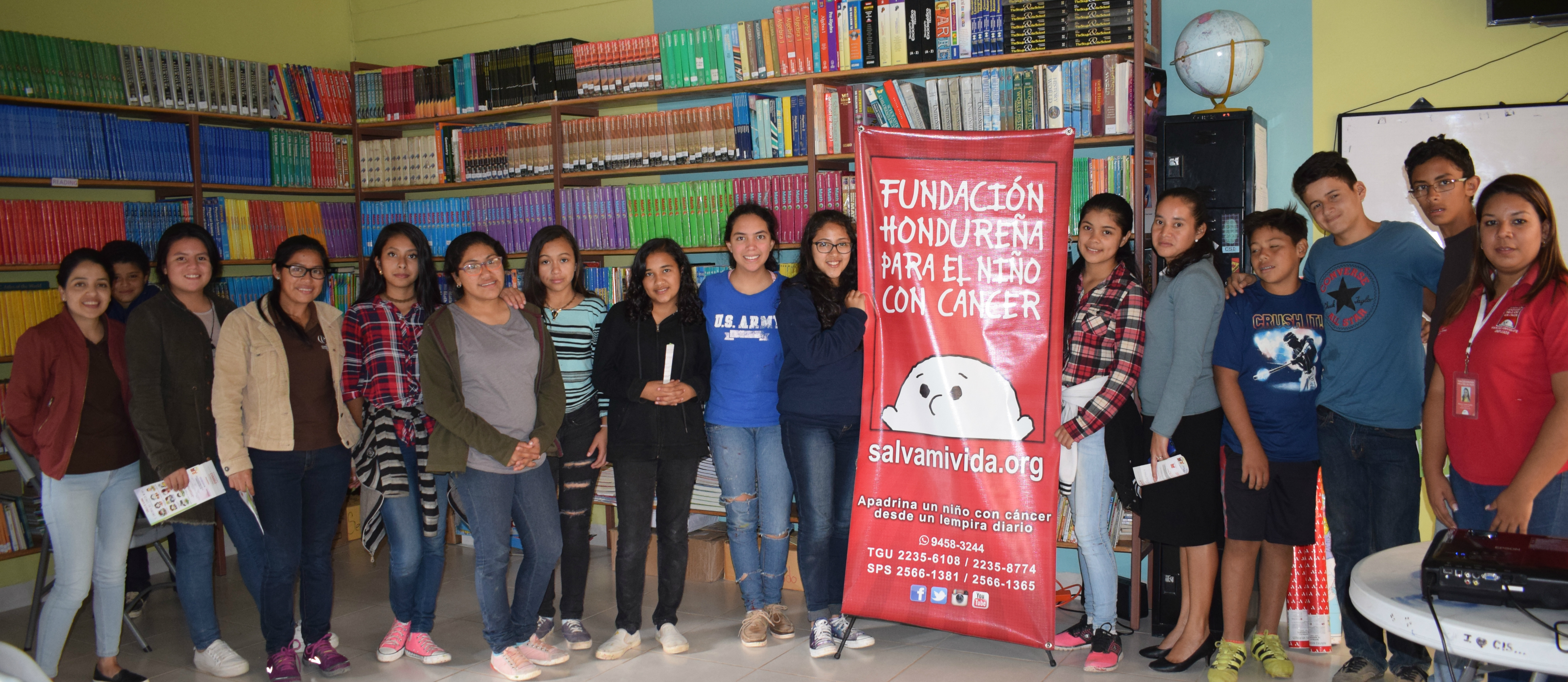 La fundación hondureña para el niño con cáncer comparte con estudiantes de COMSA International School campaña educativa