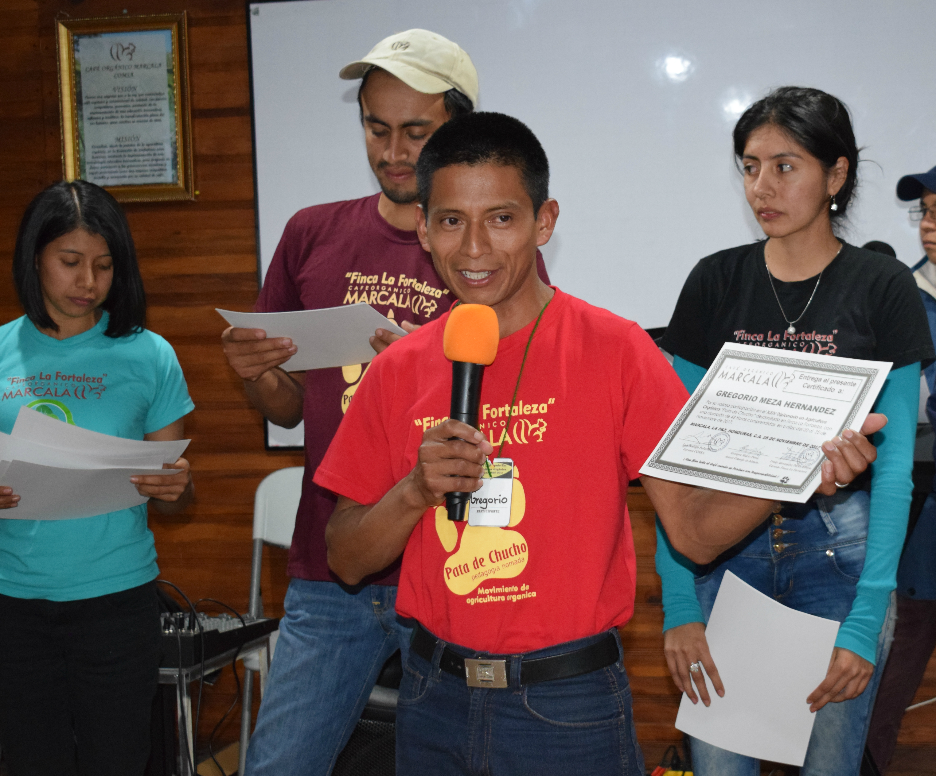 COMSA clausuró el 24 diplomado de agricultura orgánica