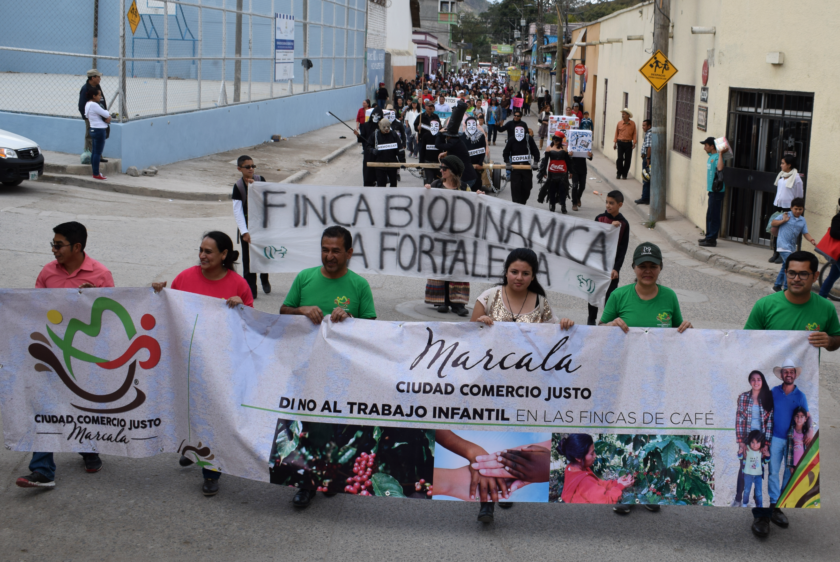 Se presentó la campaña Marcala Ciudad Comercio Justo